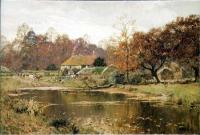 Edward Wilkins Waite - autumn day farm